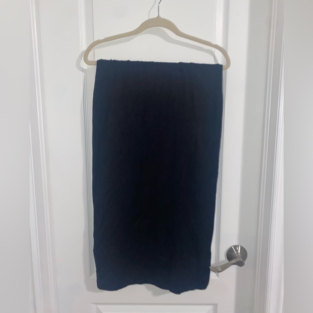Stretchy Cotton Knit Maxi Skirt
